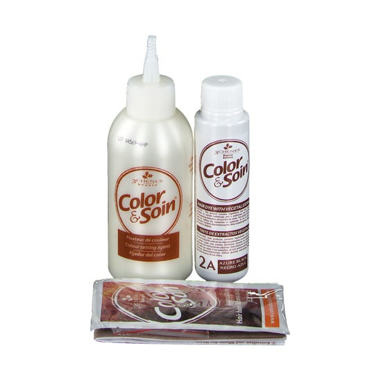 Les 3 Chênes Color & Soin Coloration Permanente 2A Brun Azuré
