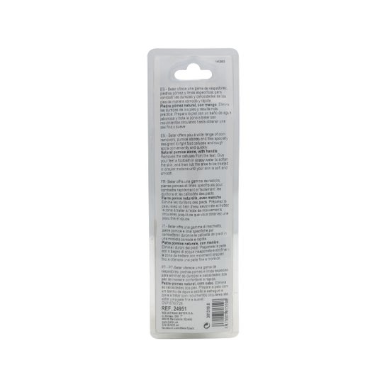 Teeter en pierre ponce naturelle avec manche 17cm