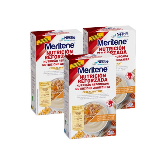 Meritene Nutrition Renforcée Céréales Instantanées Multicéréales 3x520 g