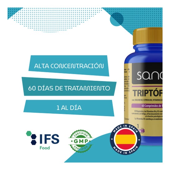 Sanon Triptófano 60 Capsules