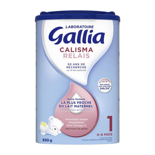 Gallia Calisma Relais Lait Bébé 1er Âge 0-6M 830g