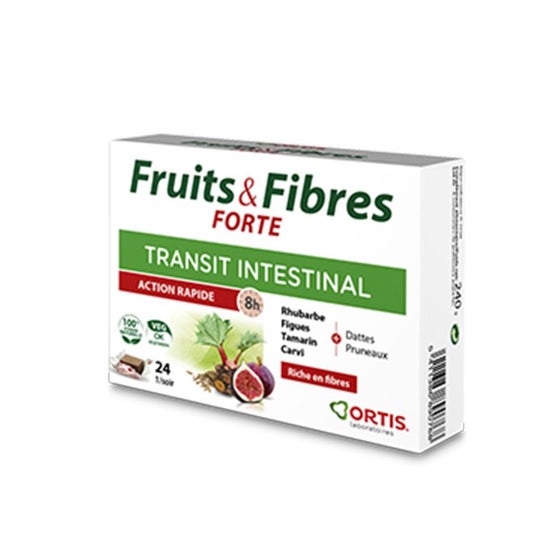 Ortis Fruits & Fibres Forte Transit Intestinal 24 Cubes