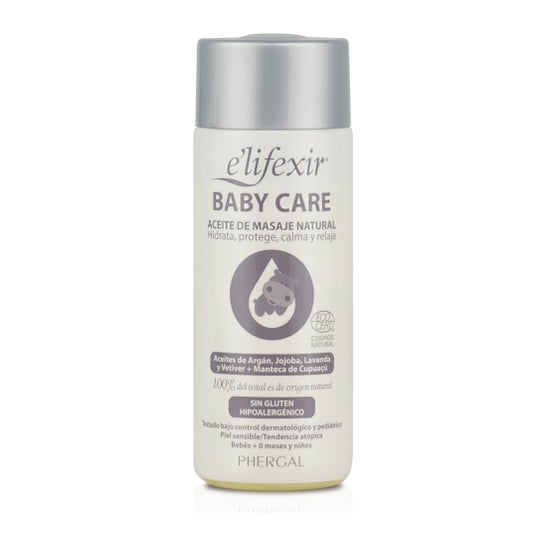 Elifexir Cleare Baby Care Huile de massage sèche 125ml