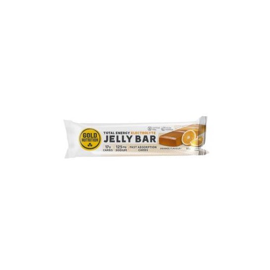 Gold Nutrition Jelly Bar Total Energy Electrolyte Orange 15uts