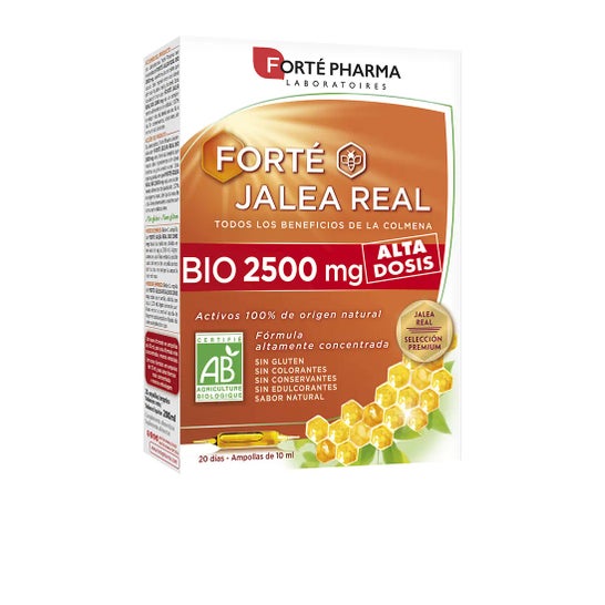 Forte Pharma Forté Royal Gelée Royale Bio 2500mg 20 Ampoules