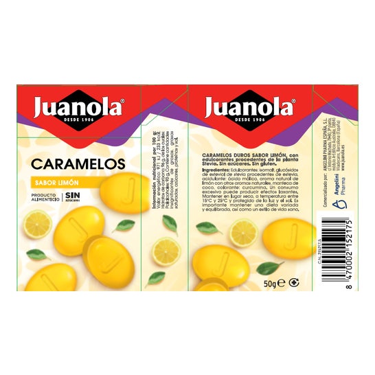 Juanola Pastilles au citron 50 g