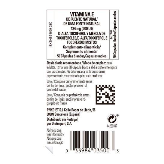 Solgar Vitamine e 200IU 134mg 50caps
