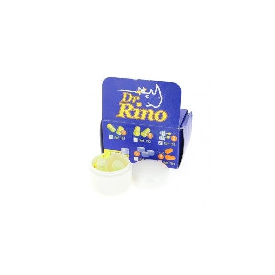 Bouchons d'oreille Dr. Rino Pure Silicone 6 U