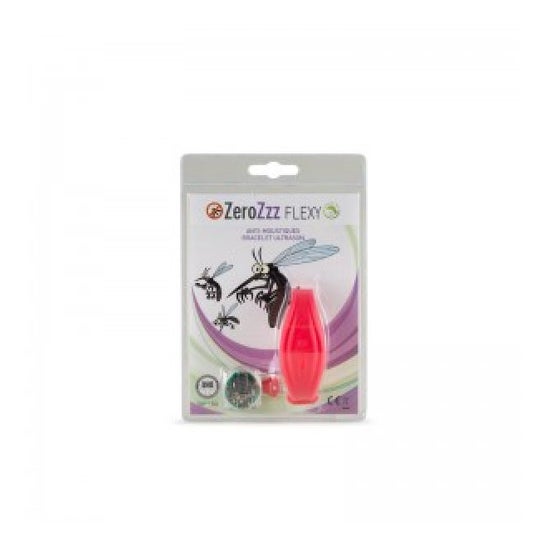 ZeroZZZ Flexy Electronic Mosquito Repellent Red 1ut