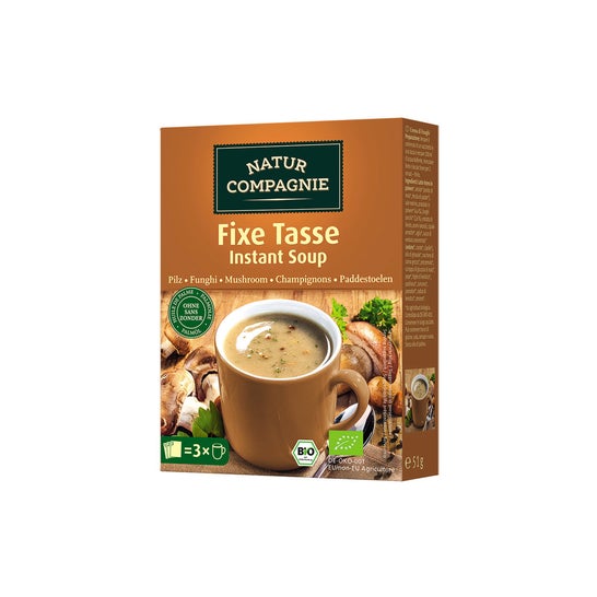 Natur Compagnie Soupe instantanée aux champignons bio 51g