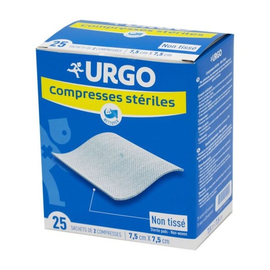 Urgo Compresse Stérile 7,5x7,5cm 2x25uts