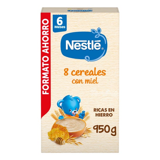 Nestlé Papillas 8 Cereales con Miel 950g