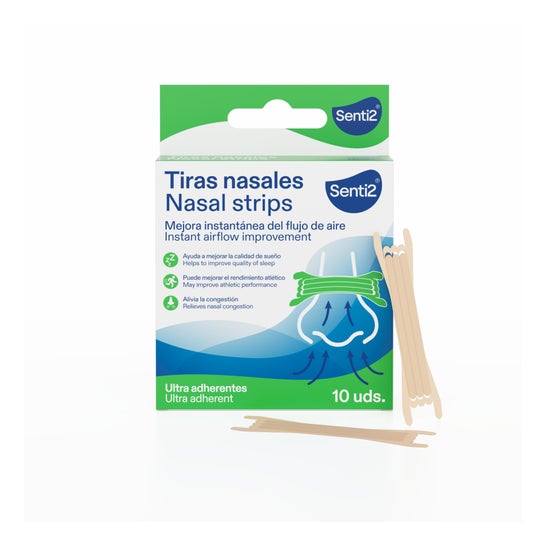 Senti2 Tiras Nasales 10 uds