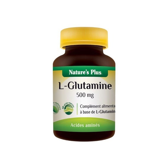 Nature's Plus + L-Glutamine 500mg 60caps