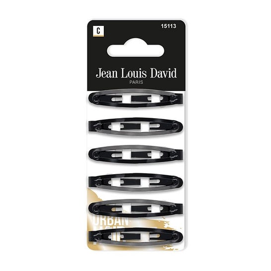 Jean Louis David Hair Clic Clac Black 15113 6uts