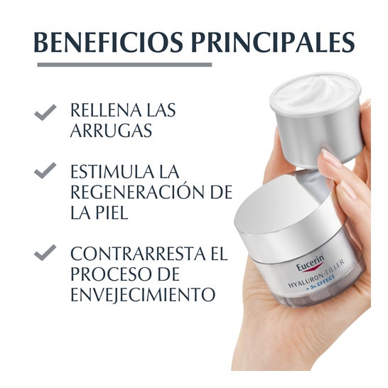 Eucerin Hyaluron Filler 3X Effect Recharge Crème Jour Spf15 50ml