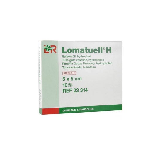 Lohmann Lomatuell H Tulle Gras 5 X 5 Cm Boite De 10