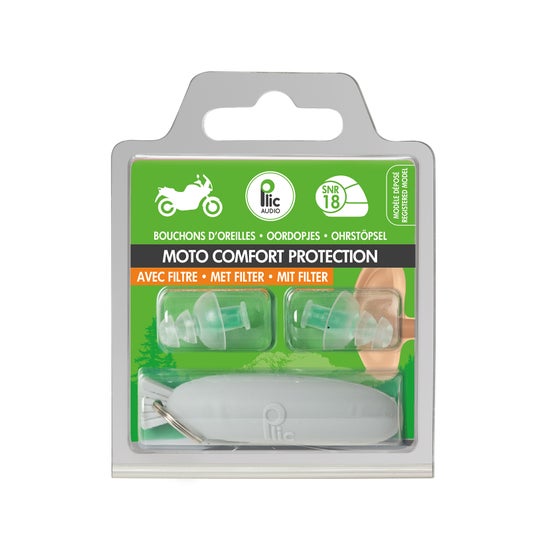Plic Audio Bouchon Filtre Spécial Moto Comfort Protection 3uts