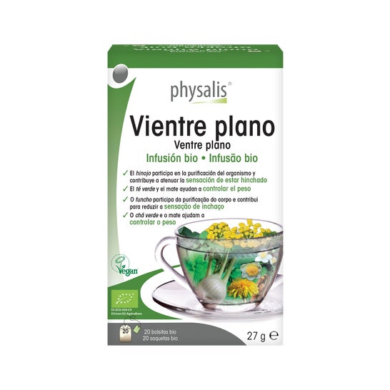Physalis Infusion Ventre Plat Bio 20 Filtres