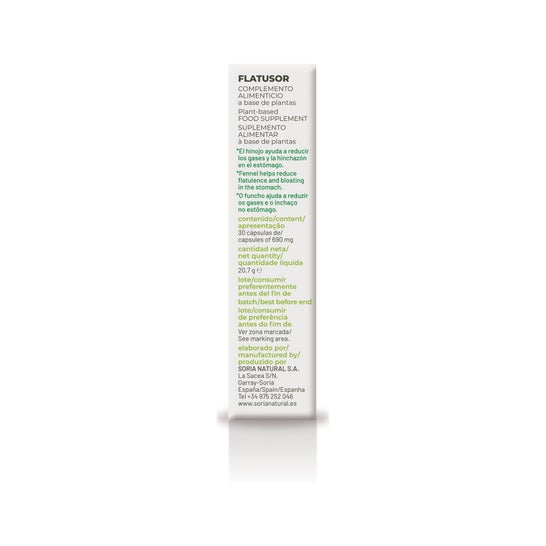 Soria Natura 17-c Flatusor 28comp