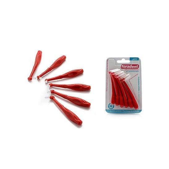 Foradent cepillo interdental cónico cónico 6uds