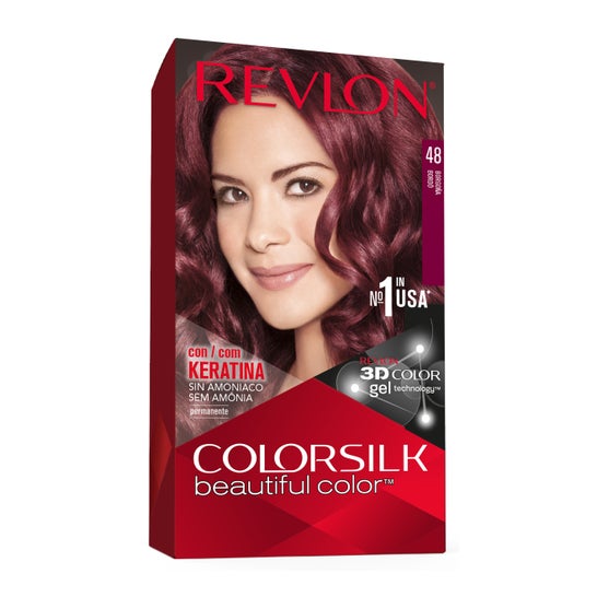 Kit de teinture bourgogne Colorsilk 48 de Revlon