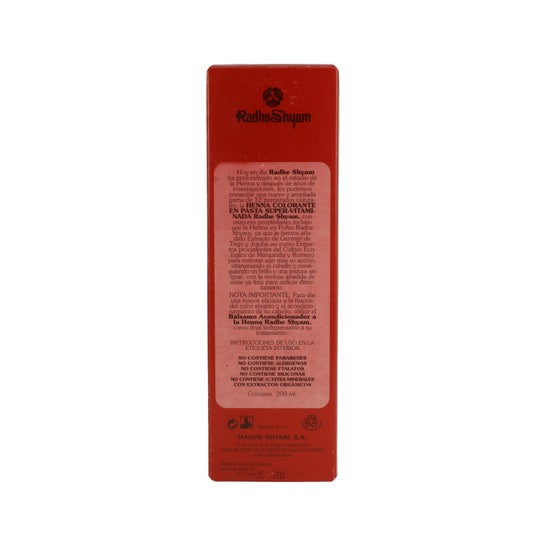 Radhe Shyam Henna Super Dark Mahogany Paste 200g