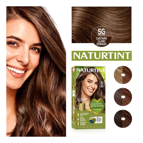 Teinture pour cheveux Naturtint 5G brun doré clair Teinture pour cheveux Naturtint 5G brun doré clair