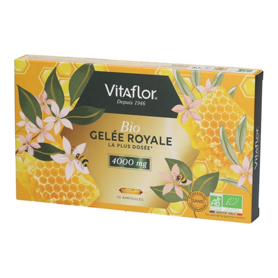 Vitaflor Bio Jalea Real Alta Concentración 4000mg 10x15 ml