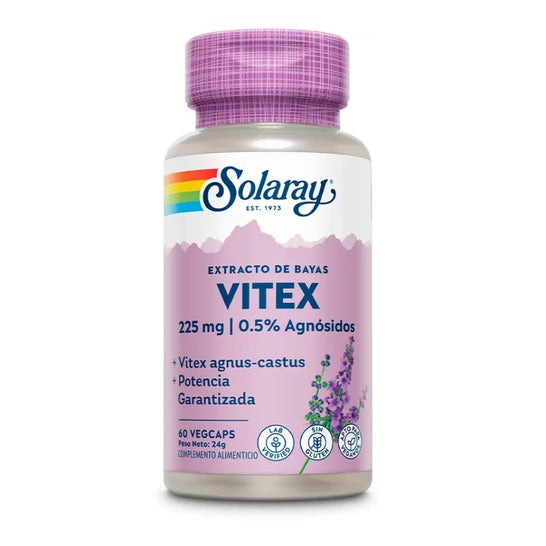 Solaray Vitex 225mg 60 Caps