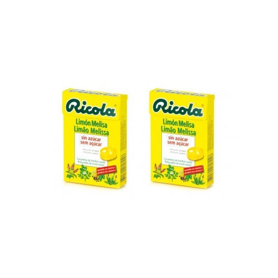 Ricola Pack Bonbons Citron Mélisse 2x50g