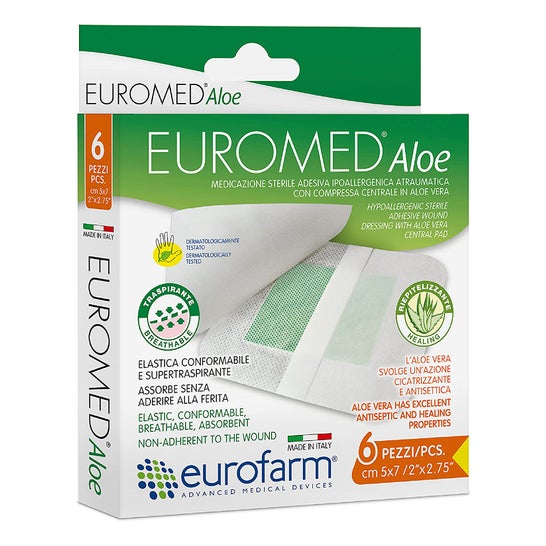 Eurofarm Euromed Aloe Pansement 5x7cm 6uts