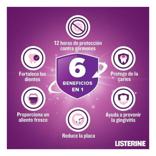 Listerine Total Care Bain De Bouche Menthe 6en1 2X1L