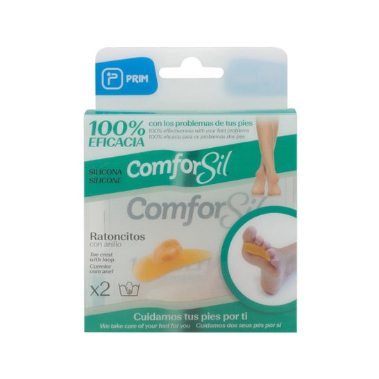 Comforsil silicone souris droite et gauche anneau de doigt T-M 2uds