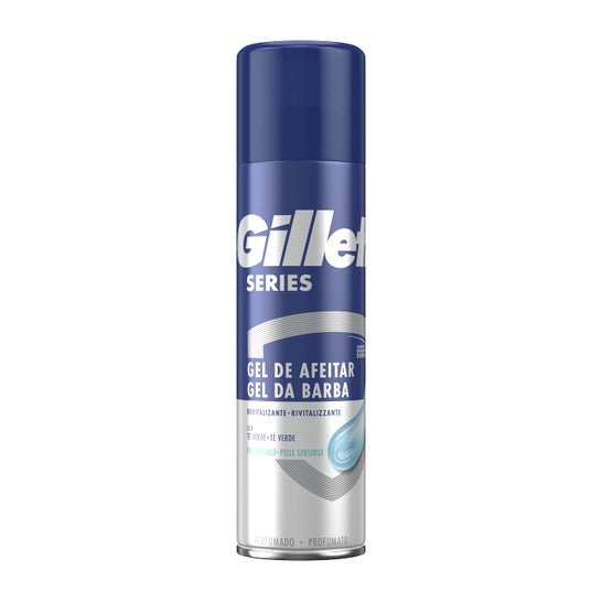 Gillette Series Gel Rasage Peau Sensible Thé Vert 200ml