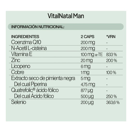IVB Wellness Lab VitalNatal Man 60caps