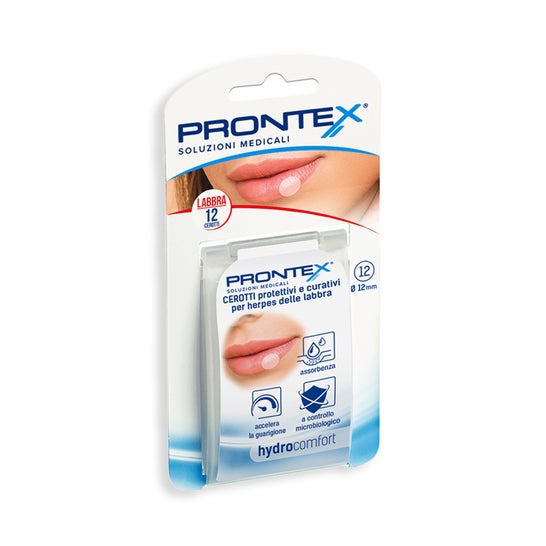 Prontex Hydrocomfort Pansements Curatifs Herpès Lèvres 12uts