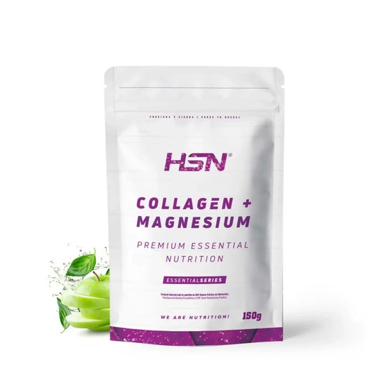 HSN Colágeno Hidrolizado + Magnesio 2.0 en Polvo Manzana 150g