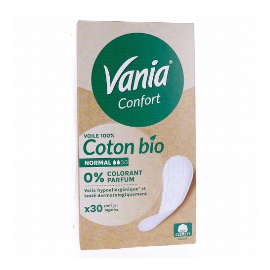 Vania Confort Coton Bio Flux Normal 30 Protège Lingeries