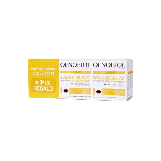Oenobiol Solaire Intensif Peau Sensible 3 x 30 capsules