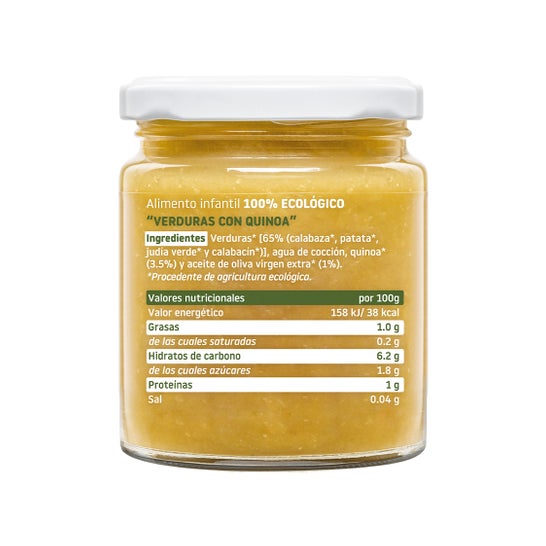 Pot de légumes Smileat quinoa 230g