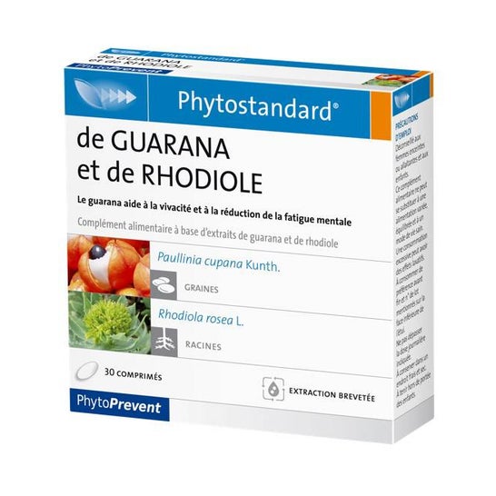 Pileje Phytostandard Guarana & Rhodiole 30 comprimés