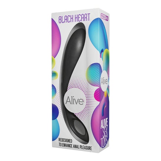 Alive Black Heart Stimulateur Anal 1ut