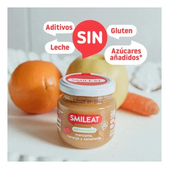 Jarre Smileat Pomme & Orange Bio Jarre Smileat Pomme & Orange Bio