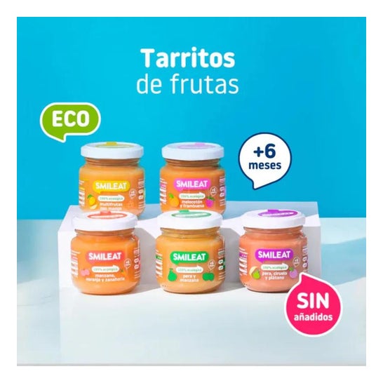 Jarre Smileat Pomme & Orange Bio Jarre Smileat Pomme & Orange Bio