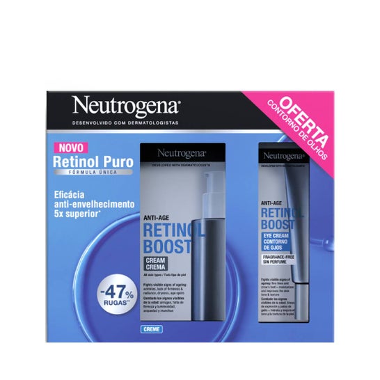 Neutrogena Kit Retinol Boost Creme 50ml + Contorno de Olhos 15ml
