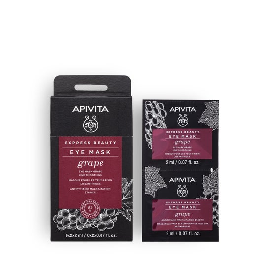 Apivita Express Beauty masque anti-rides et raffermissant au raisin 2x8ml
