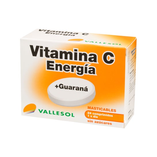 Vallesol vitamine C + guarana 24comp