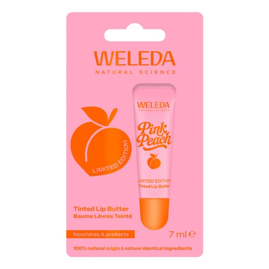 Weleda Pink Peach Baume à Lèvres Teinté 7 ml