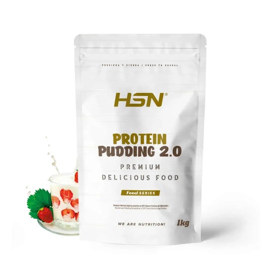 HSN Pudding Proteico 2.0 Fresa y Nata 1kg